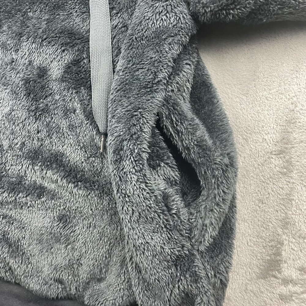 Hoodie Pullover Half Zip Fleece Jacket Women's Large - Picture 3 of 7